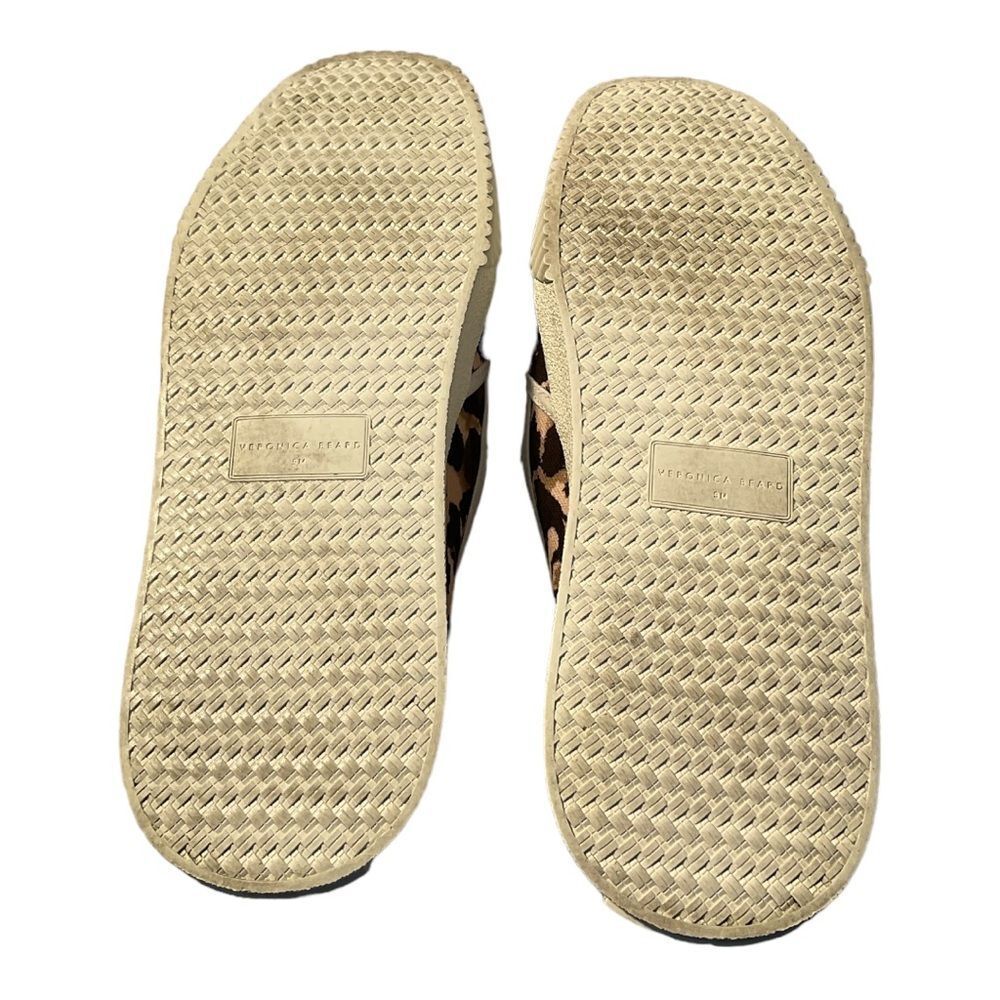 VERONICA BEARD Panelle Leopard-print Canvas Laceless Sneakers  Leopard Size 9M - Picture 13 of 16